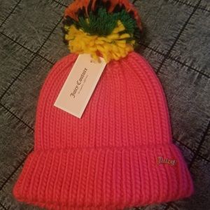 Brand New Juicy Couture Pom Pom Beanie